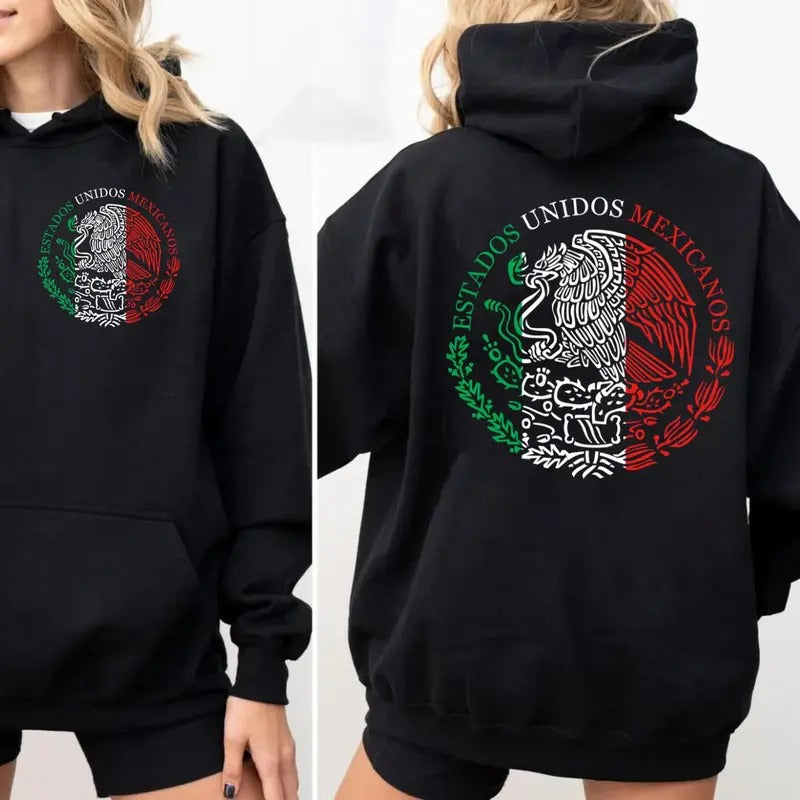 Mexico Hecho En Mexico 2 Sides Shirt Mexican Camisa De Mexico T-Shirts