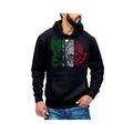 Mexico Tricolor Sueter Con Capucha Y Grafica Tricolor De Mexico Cotton Fabric T-Shirts