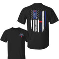 Michellob Ultra Shirt Bold American Flag & Beer Can Beer Enthusiasts Casual Outings Streetwear Menswear T-Shirts