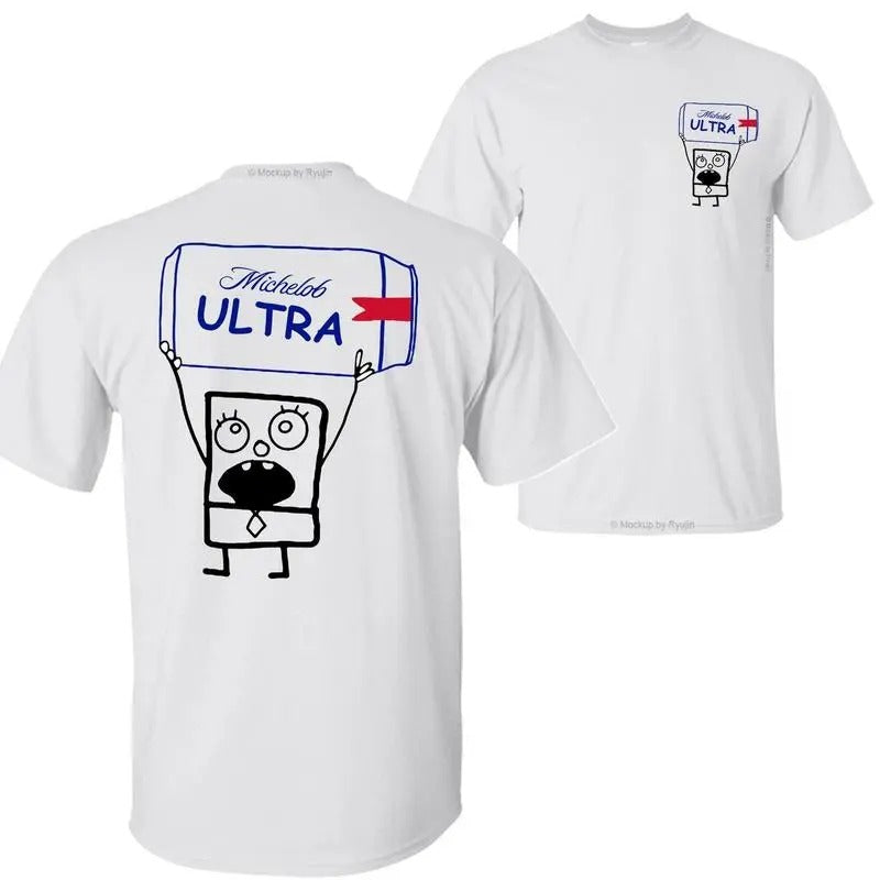 Michelob Ultra Beer Doodlebob Doodlebob Shirt Michelob Ultra Beer Shirt S 4XL T-Shirts