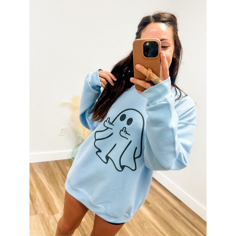Middle Finger Ghost T-Shirts