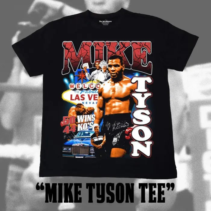 Mike Tyson Black T-Shirts