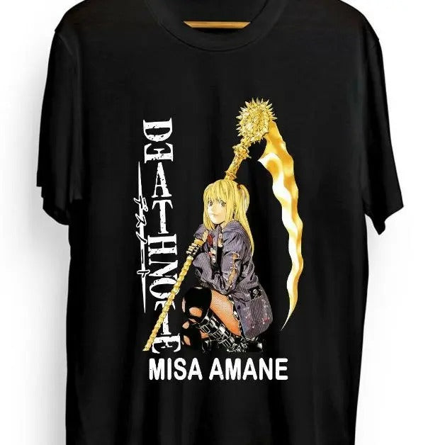 Misa Amane Shirt Death Note L New Shirt 2022 Anime Size S 3XLstyle{N002}2 T-Shirts