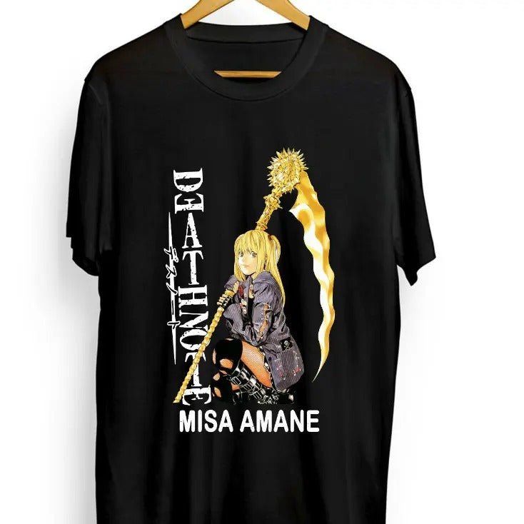 Misa Amane Shirt Death Note L New Shirt 2022 Anime Size S 3XLstyle{N002}3 T-Shirts