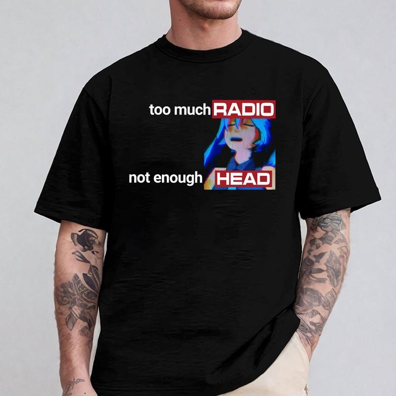 Mlkuhead Shirt Too Much Radio Rock Vocaloid T-Shirts