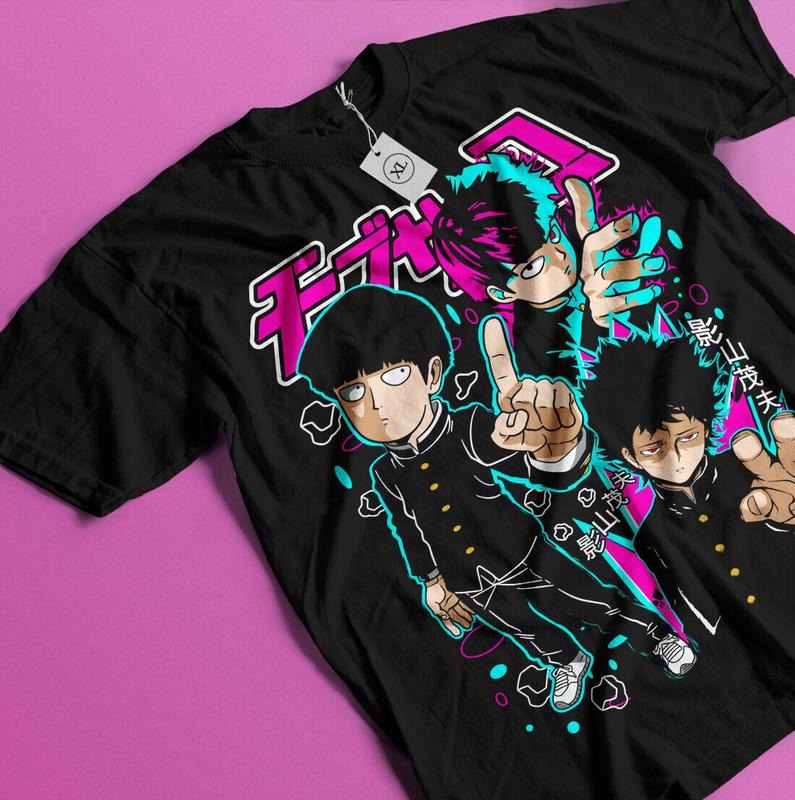 Mob Psycho 100 Manga Strip Anime Manga Shirt S 4XL S 4XL T-Shirts