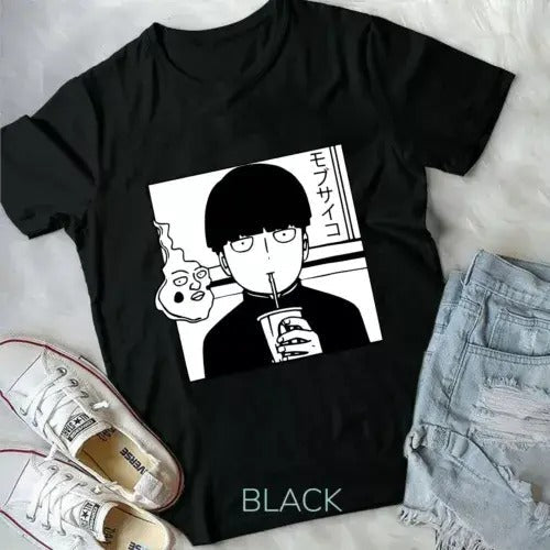Mob Psycho 100 New Shigeo Kageyama Dimple Mob Anime T-Shirts