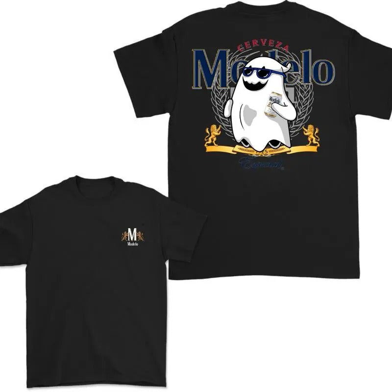 Modelo Ghost Halloween 2 Sided Modelo Shirt 2 Side Menswear T-Shirts