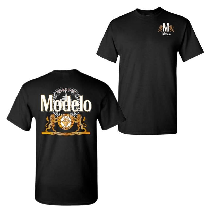 Modelo Logo Front Back Crew T-Shirts