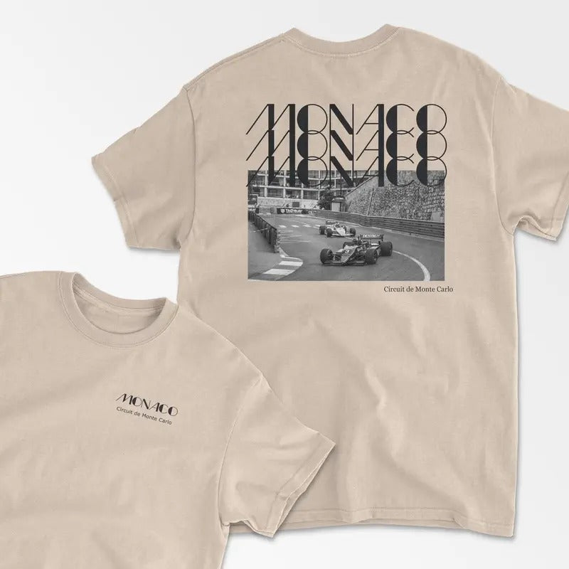 Monaco F1 DRG Formula Racing Circuit De Monte Carlo F1 Racing Inspired Racing Wompwompmrcomershirt T-Shirts