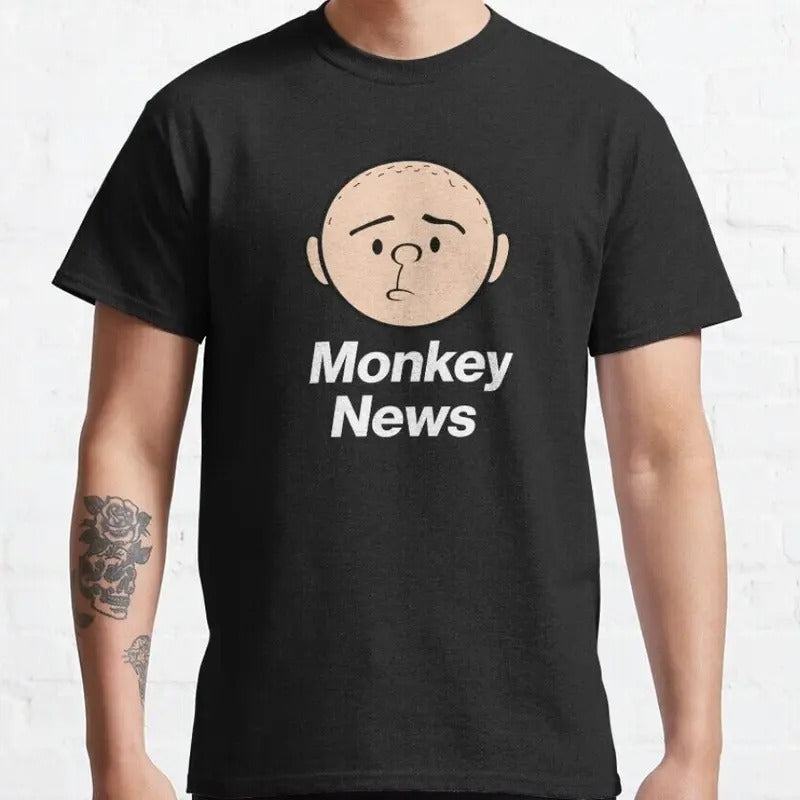 Monkey News Classic Retro Vintage S 3XL T-Shirts