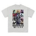 Monster Hunter Wilds Shirt Gaming Cotton Monter Hunter Videogame MH Wilds Fabric Medium T-Shirts