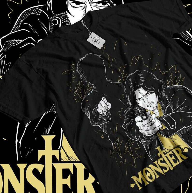 Monster Johan Liebert S 4XL Tenma Naoki Urasawa Shirt S 4XL T-Shirts