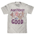 Monstrously Good General Mills Cereal Monster Cartoon Mascots Heather Oatmeal T-Shirts