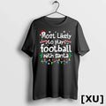 Most Likely To Play Football With Santa Christmas Matching Tshirts Sweater