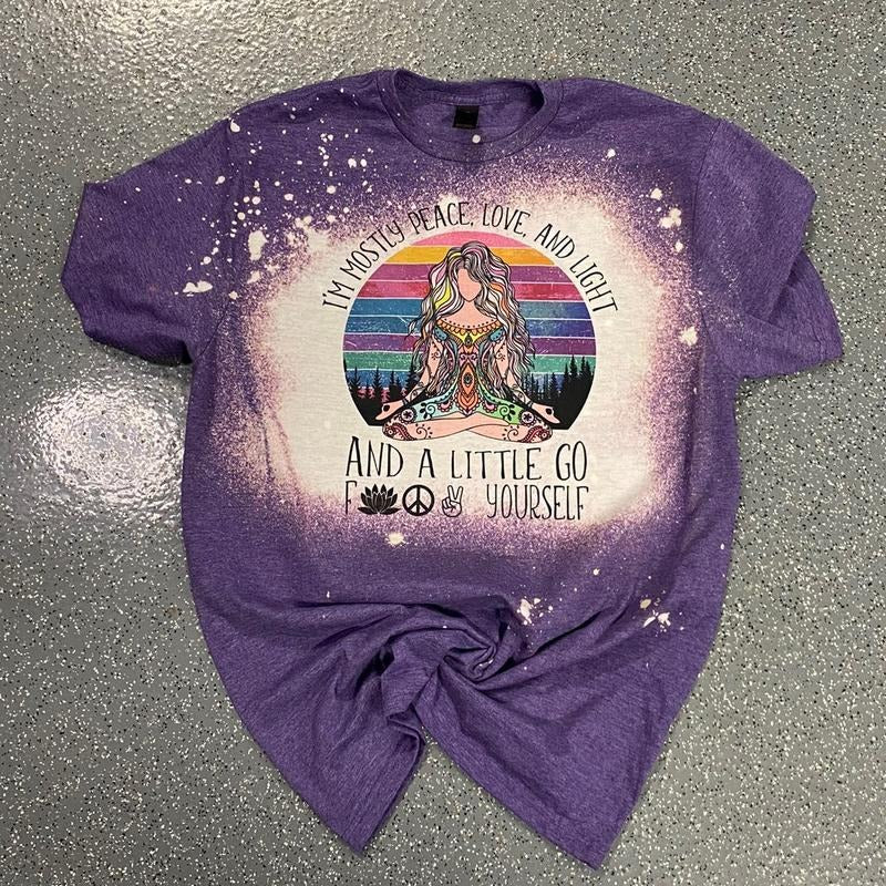 Mostly Peace Love Light Shirt T-Shirts