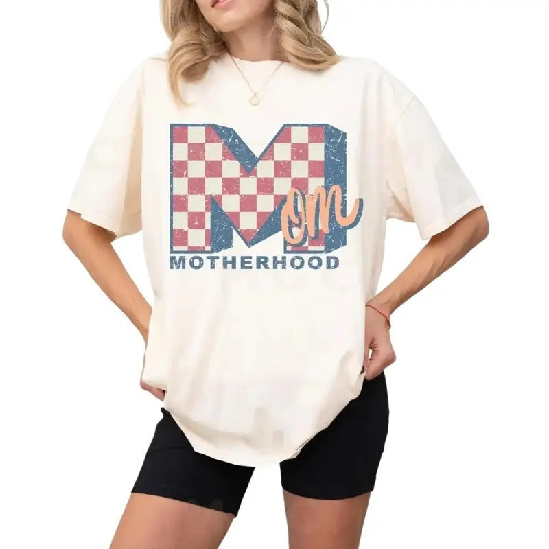 Motherhood MOM Inspired Shirt Mom Womenswear Top T-Shirts