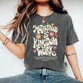 Motherhood Is Kingdom Work Shirt Christian Mom Shirt Retro Christian Mom Christian Shirt Bible Shirt T-Shirts