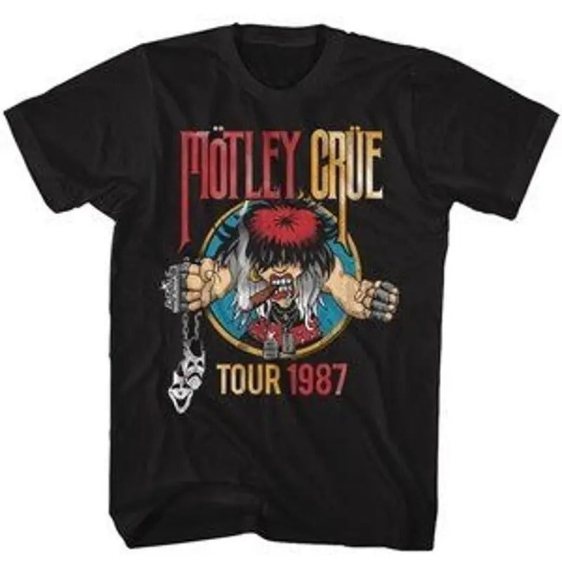 Motley Crue Tour 1987 Full Size T-Shirts