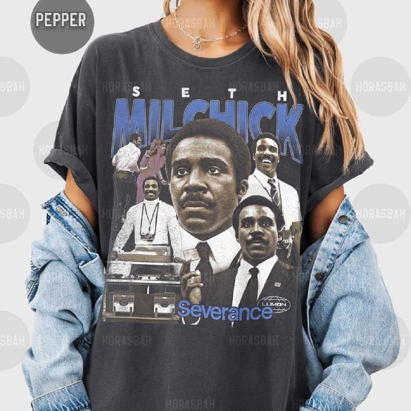 Mr. Milchick Shirt Mr. Milchick Lumon Industries Macrodata Refinement Shirt Lumon Severance Vintage Movies T-Shirts