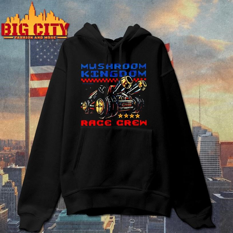 Mushroom Kingdom Motorsports Kart Race Crew Shirt