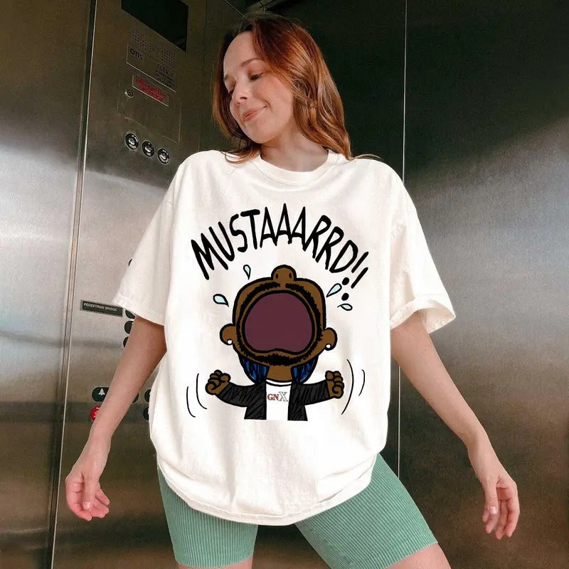 Mustaaarrd Kendrick Lamar Shirt KDot Mustaaarrd! GNX TV Off Comfort T-Shirts