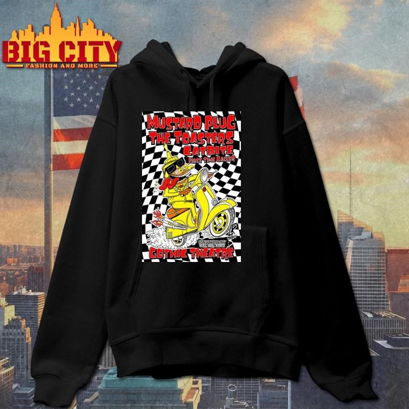 Mustard Plug The Toasters Catbite &amp; First Time Caller Jan 17 2026 Gothic Theatre Poster Shirt