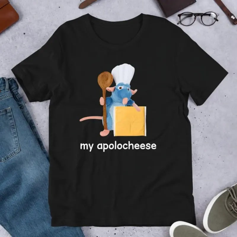 My Apolocheese Rat Plush Cheese Meme Funny Meme Shirt T-Shirts