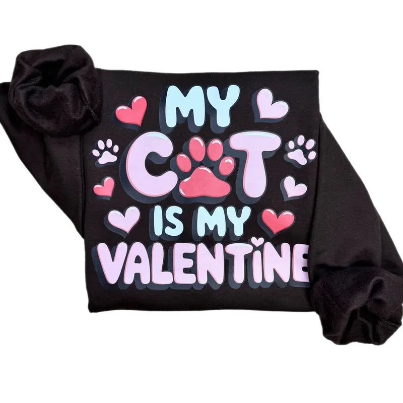 My Cat Is My Valentine T-Shirts
