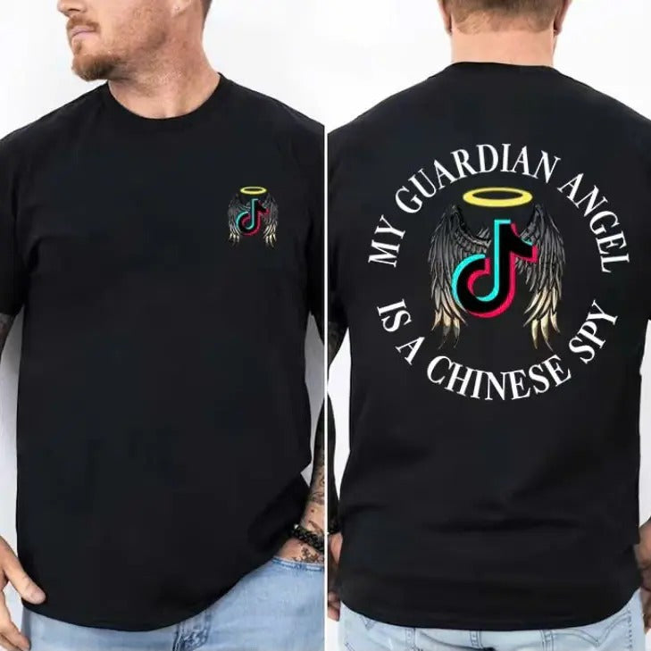 My Chinese Spy Shirt Gu.Aardian Ang.Gel My Guaa.Rdian Ange.El Is Chinese Spy Comfort T-Shirts