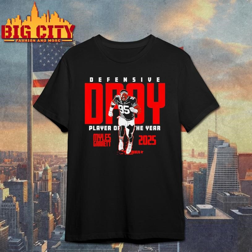 Myles Garrett 2025 Defensive Player of the Year Shirt