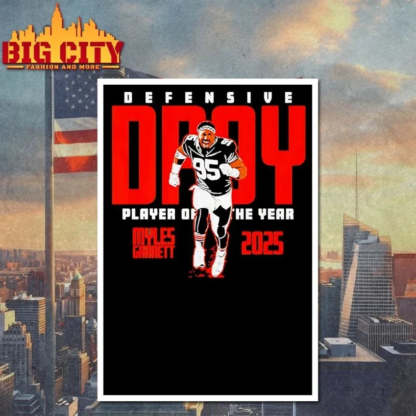 Myles Garrett Browns 2025 Defensive Player Of The Year T-Shirt