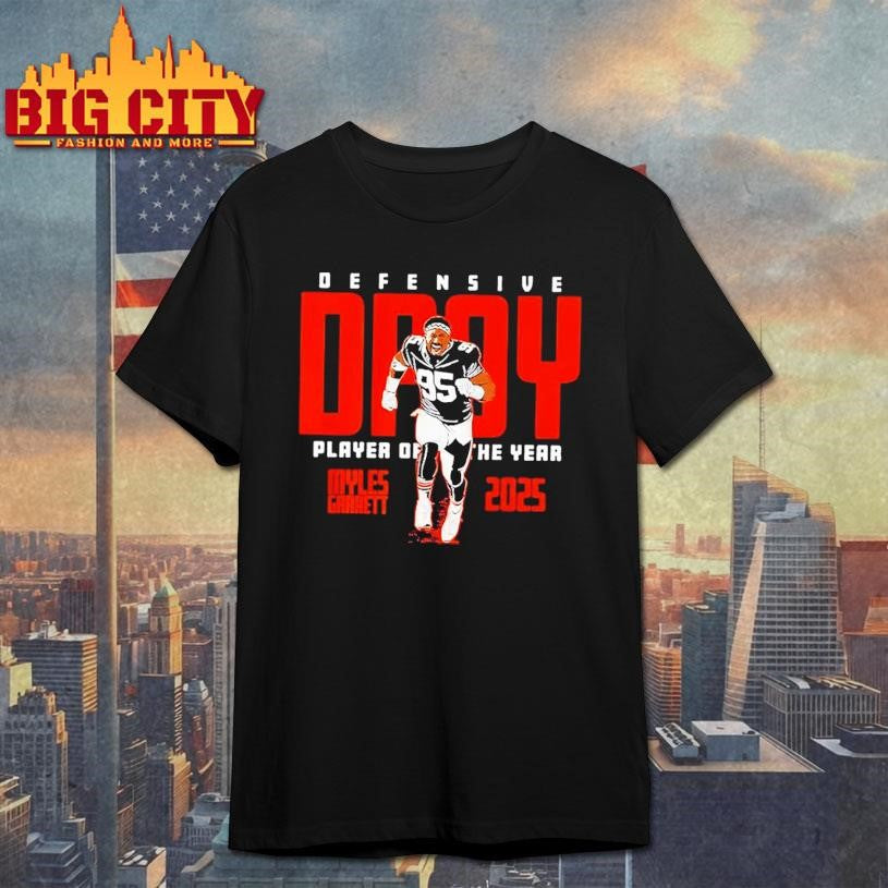 Myles Garrett Browns 2025 Defensive Player Of The Year Shirt