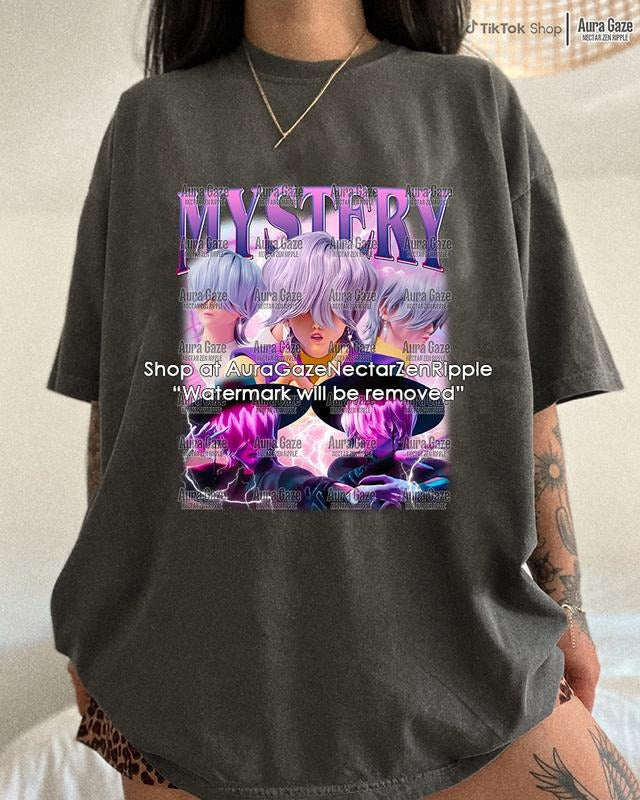 Mystery Saja KPop Demon Hunters Comfort Colors Fan KPop Demon Hunters Retro Bootleg Shirt Celebrity Crush Movie T-Shirts