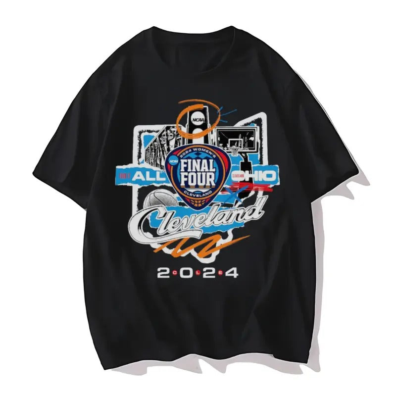 NCAA Final Four 2024 Basketball Team Cleveland Ohio T-Shirts