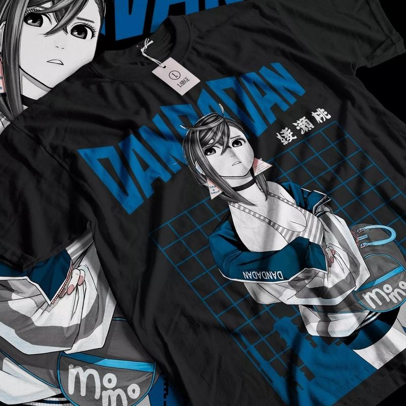 NEW Dandadan Seiko Ayase Cosplay Momo Anime Shirt All Sizes T-Shirts