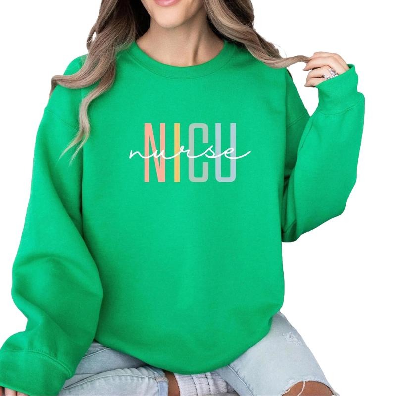 NICU Nurse Pastel Print T-Shirts