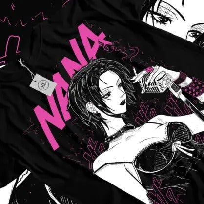 Nana Osaki Black Stones Funny Girl Kawaii Black Shirt All Sizes T-Shirts