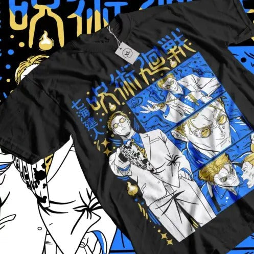 Nanami Kento Jujutsu Kaisen JJK Gojo Satoru Horror Anime Shirt All Size T-Shirts