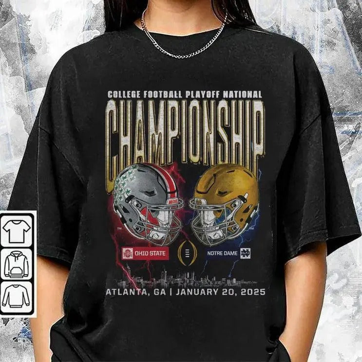 National Championship Ohio State VS Notre Dame Shirt T-Shirts