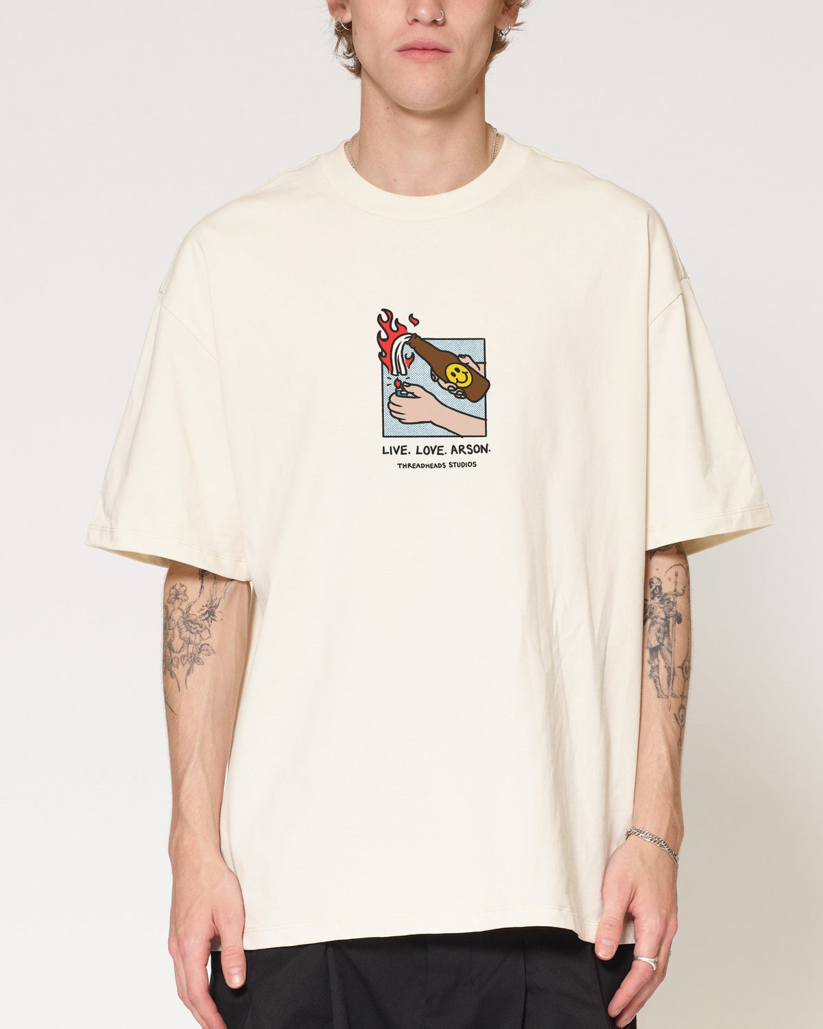 Live. Love. Arson Oversized Tee