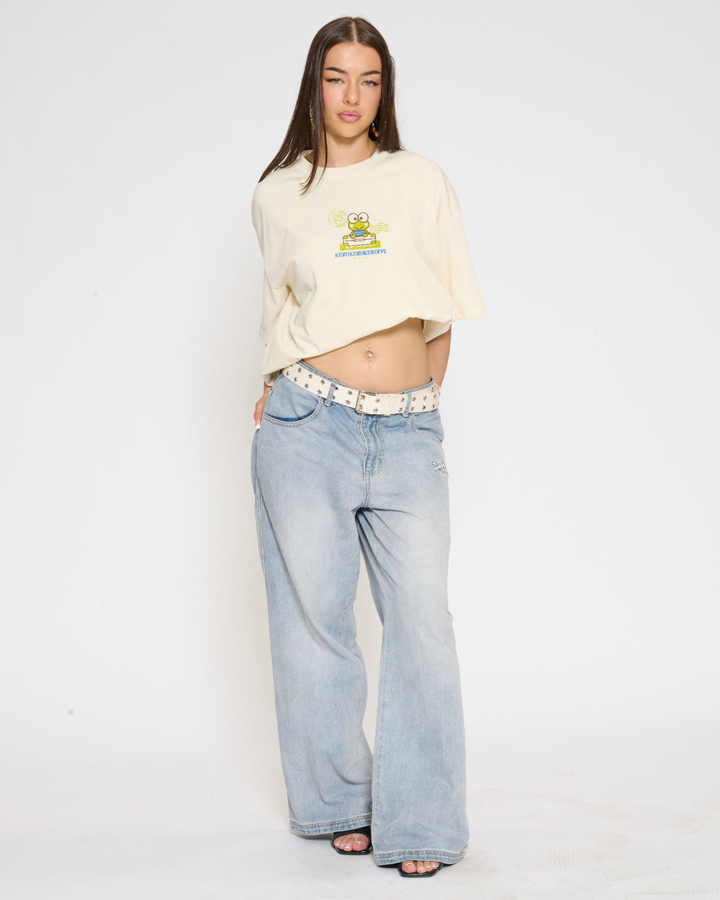 Keroppi Stamp Oversized Tee