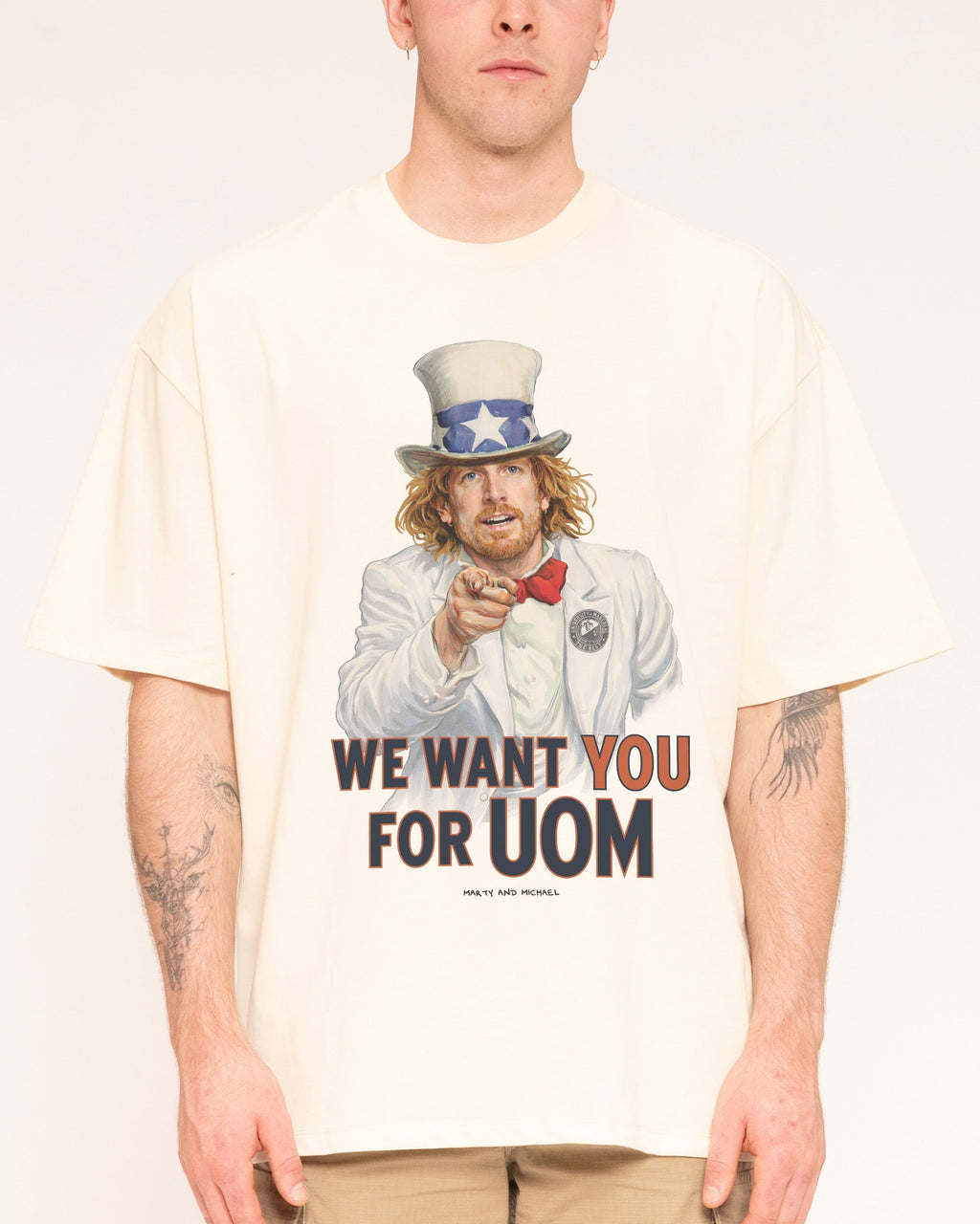We Want You for Uom Oversized Tee