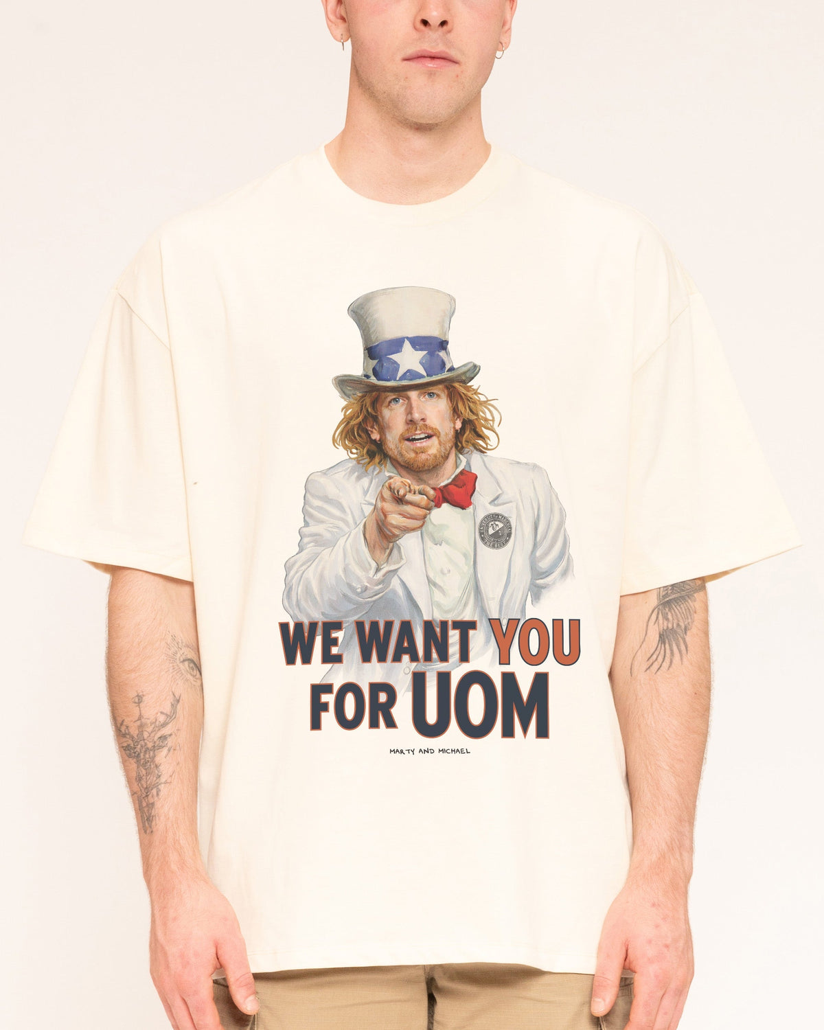 We Want You for Uom Oversized Tee