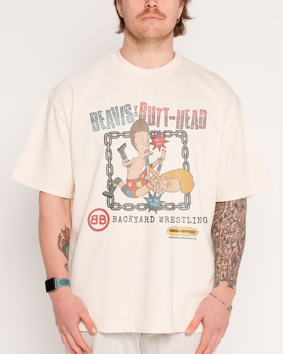 Backyard Wrestling Oversized Tee