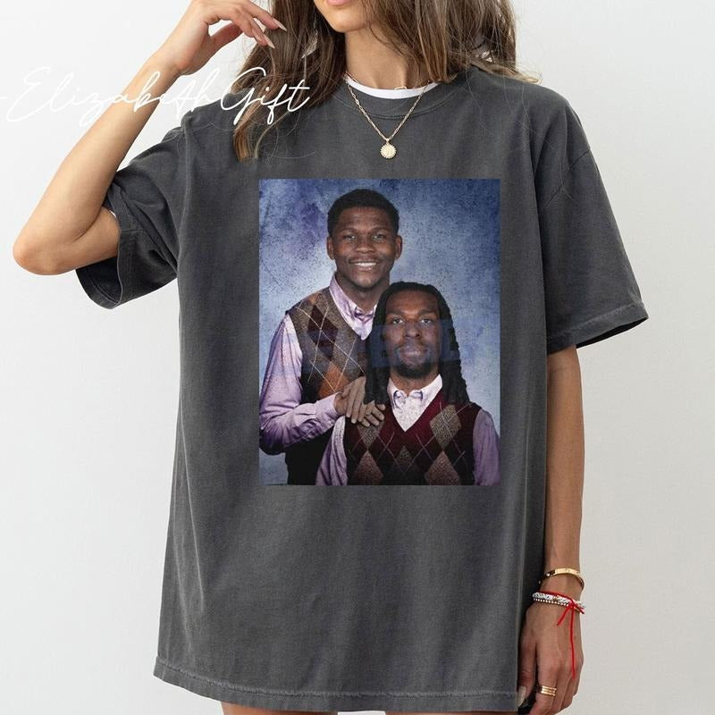 Naz Reid Anthony Edwards Minnesota Basketball Shirt Timberwolves Step Bros Funny Minnesota Basketball Fan T-Shirts