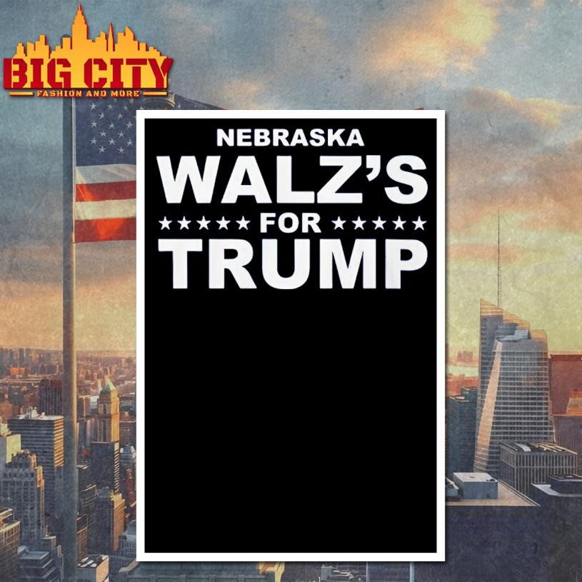 Nebraska Walz’s for Trump Shirt
