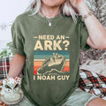 Need Ark I Noah Guy Christian Pure Cotton Fabric Casual Streetstyle Crew Neck Short Sleeve Soft Washed Tops Perfect T-Shirts