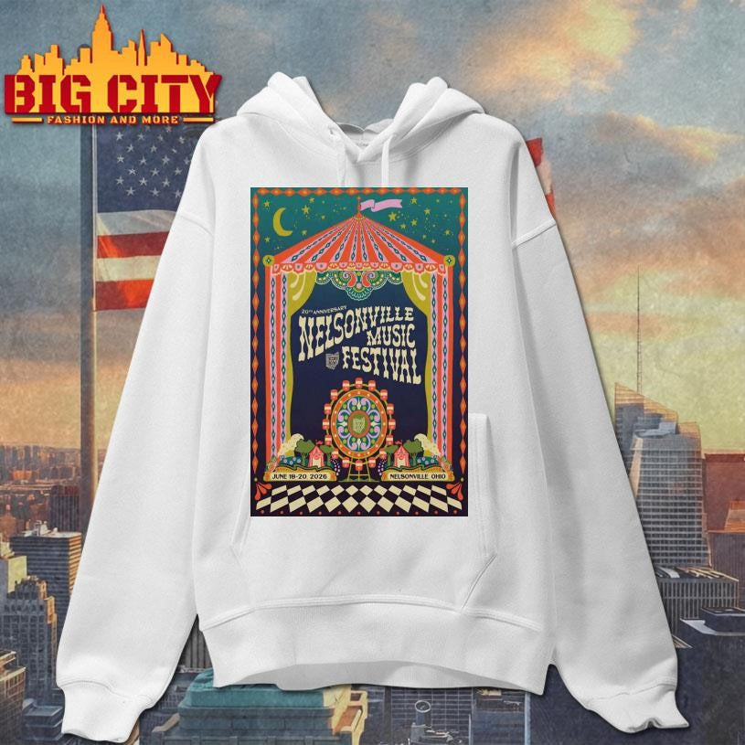 Nelsonville Music Festival Nelsonville OH June 18-20 2026 Poster Shirt