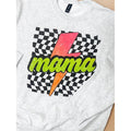 Neon Checkered Mama Top T-Shirts